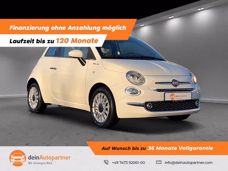 Fiat 500 DolceVita Pano Navi M.Hybr. Appl. DAB