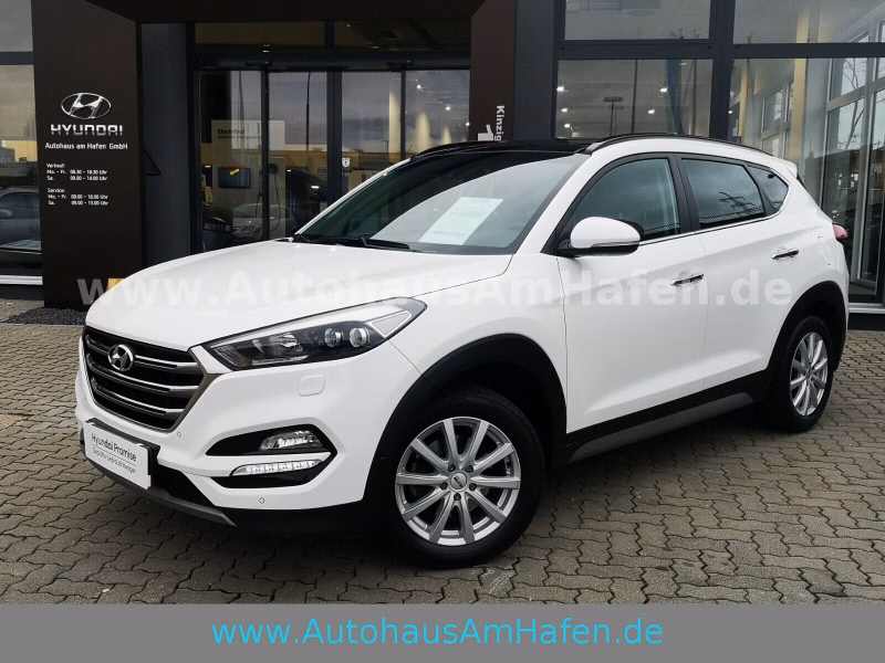 Hyundai TUCSON Premium 4WD Vollausstattung 1.Hand 8fach