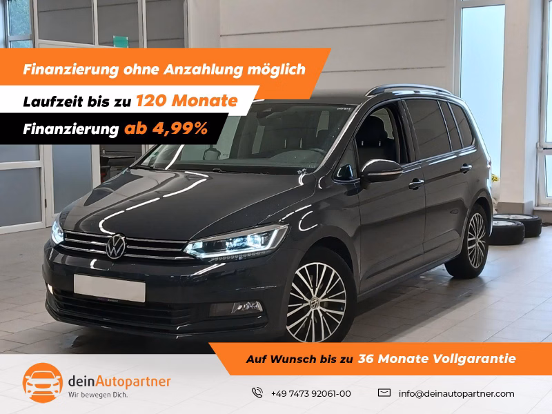 Volkswagen Touran Comf. LED/STHZ/AHK/ACC/RFK/SIDE/LANE/VIRTUAL COCKPIT