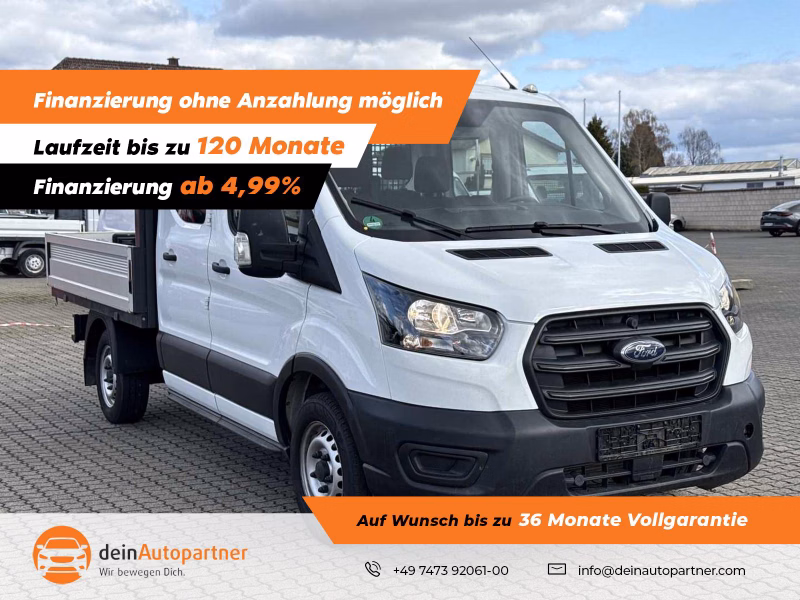 Ford Transit Pritsche 310 L2 Doppelkabine 7 Sitzer/Klima/AHK/DAB