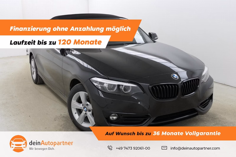 BMW 220i Cabrio Sport Line Leder Navi Busin.Pak. H&K DAB