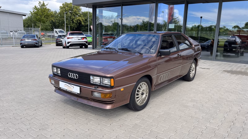 Audi Urquattro signed by Walter Röhrl