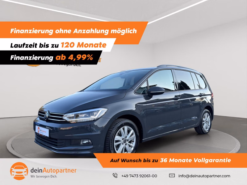 Volkswagen Touran Comf. 7 SITZE/EASY OPEN/NAVI/STHZ/AHK/PANO/RFK/DAB