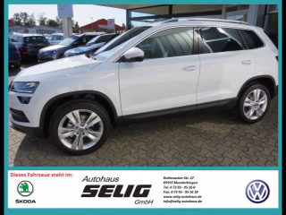 Skoda Karoq 1,5 TSI 7-Gang DSG Style 110 KW AHK schwenkbar,Business. Amundson