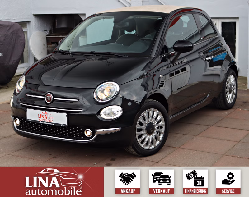 Fiat 500 Cabrio 1.HAND PANORAMA Klimaaut. Bluetoo PDC