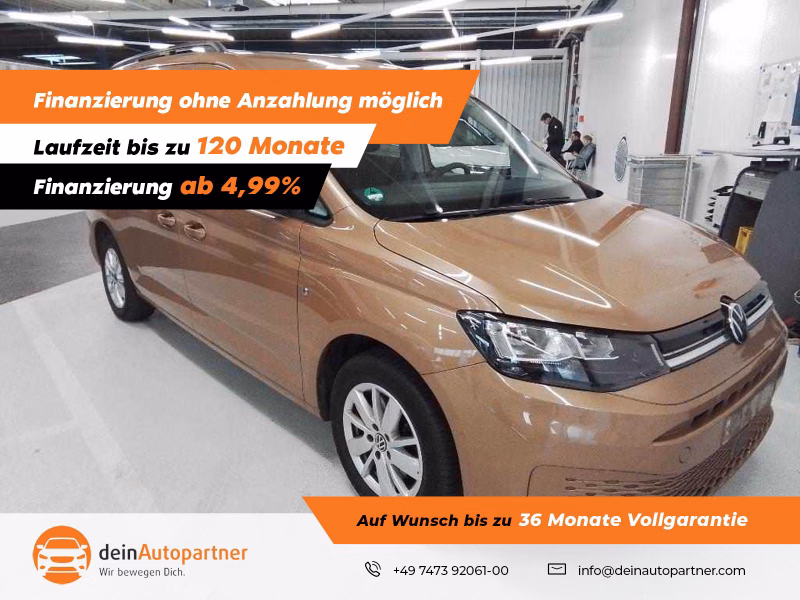 Volkswagen Caddy Maxi 2,0 TDI Life 7Sitze/AHK/NAVI/DAB