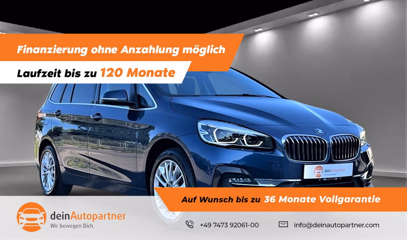BMW 218d xDrive Luxury Line 7 Sitze/LED/AHK/PANO/UVP:57730,- Euro
