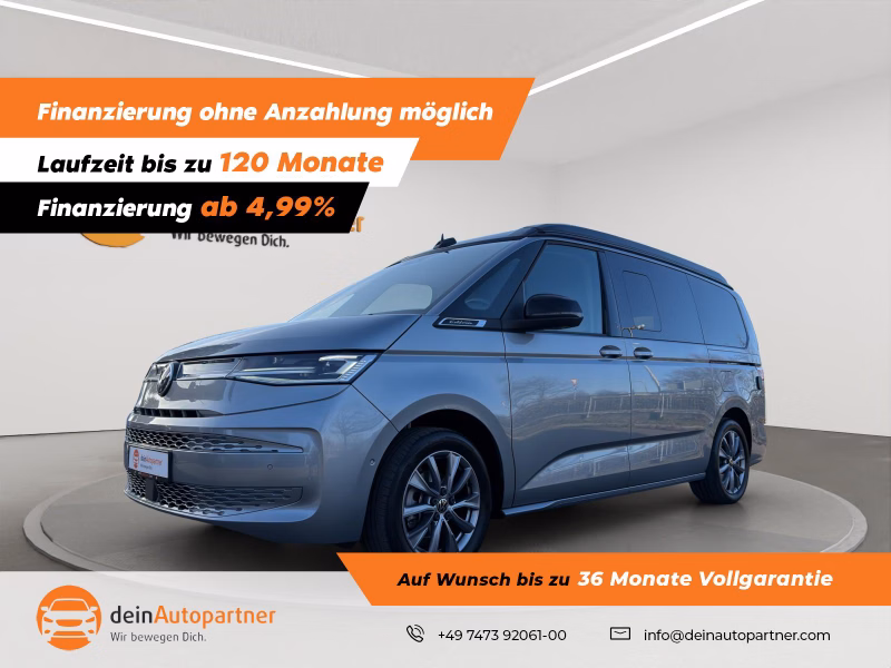Volkswagen T7 California OCEAN 2,0 TDI SDHZ/AHK/KÜCHE/MARKISE/ ACC