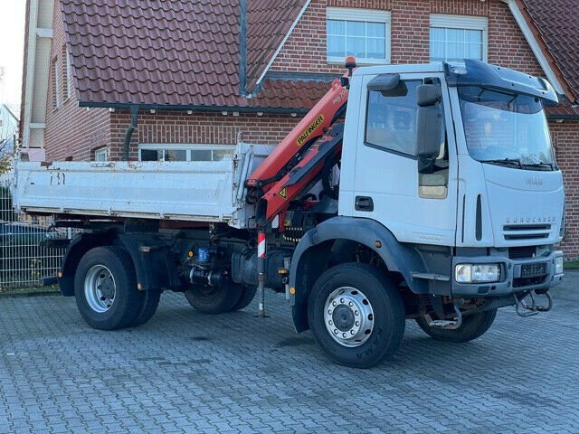 Iveco Eurocargo 140E18 Meiler Kipper - Kran Palfinder