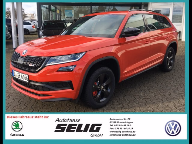 Skoda Kodiaq RS 2.0 Bi-TDI DSG 4x4, 7-Sitzer, Columbus, Area-View,...