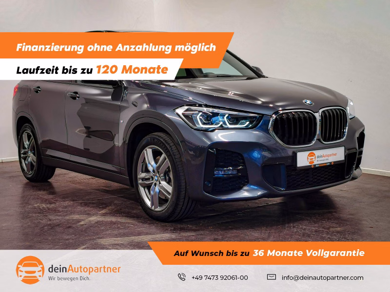BMW X1 20d M Sport Dr.Ass. LED Pano AHK Navi Shz