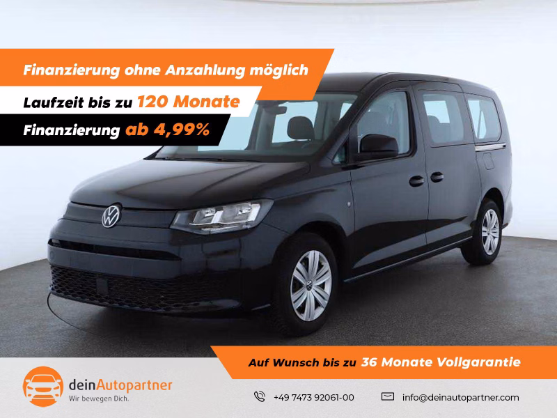 Volkswagen Caddy Maxi 2,0 TDI DSG 7 Sitzer KLIMA/PDC/DAB/TEMPOMAT