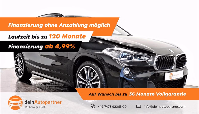 BMW X2 xDrive20d M Sport Leder Navi AHK Shadow-Line ACC