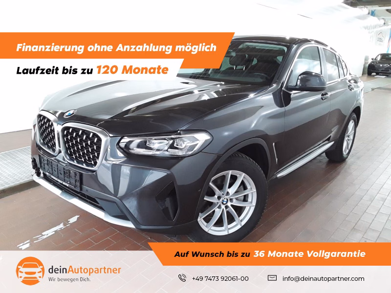BMW X4 xDrive20d M.Hybr. Leder Navi AHK DAB LED