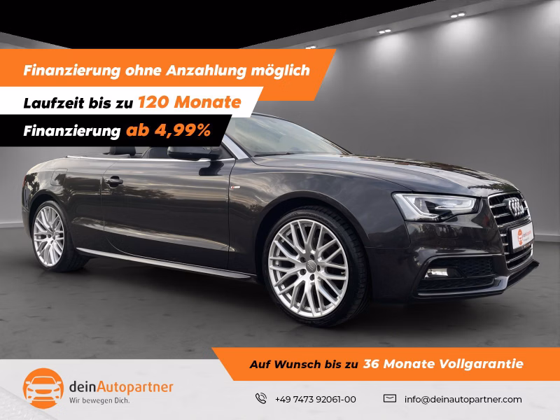 Audi A5 Cabriolet 1.8 TFSI S-Line /NAVI/BI-XENON/PDC/