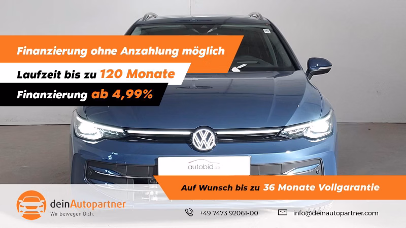Volkswagen Golf VIII Variant LED HUD PANO AHK ACC SIDE MASSAGE LANE RFK 1.5 eTSI Style