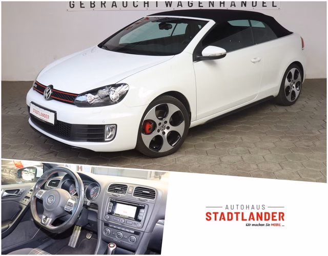 Volkswagen Golf VI Cabriolet Aktion bis zum 20.09! GTI 2.0 TSI NAVI GRA ALU Used vehicle for sale | First registration 05/2013 | Price 10.650 €