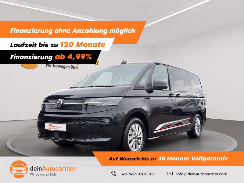 Volkswagen T7 Multivan 2.0 TDI/LÜ Lang LED/LEDER/AHK/ACC/LANE/DIGITAL COCKPIT