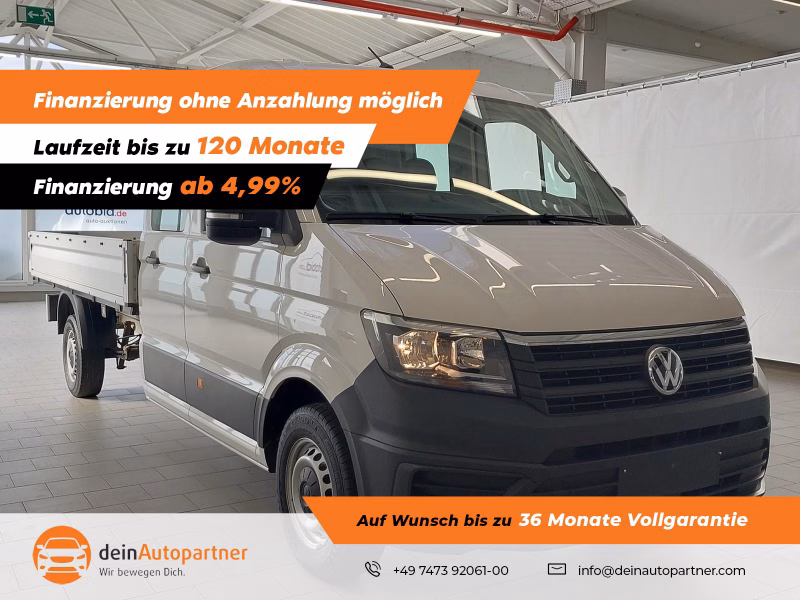 Volkswagen Crafter Pritsche  35 DOKA lang FWD NAVI/AHK/KLIMA/TEMPOMAT