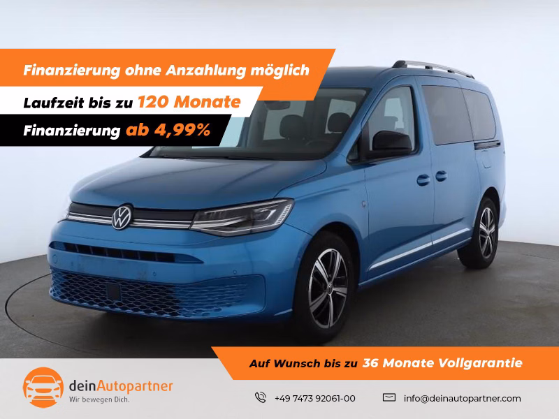 Volkswagen Caddy Maxi 1.5 TSI Style LED/LEDER/LANE/STHZ/VIRTUAL COCK./PDC/SHZ/
