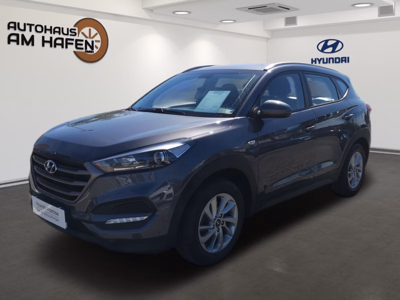 Hyundai TUCSON blue Classic 2WD 8-fach Garantie Navi AHK.1. Hand