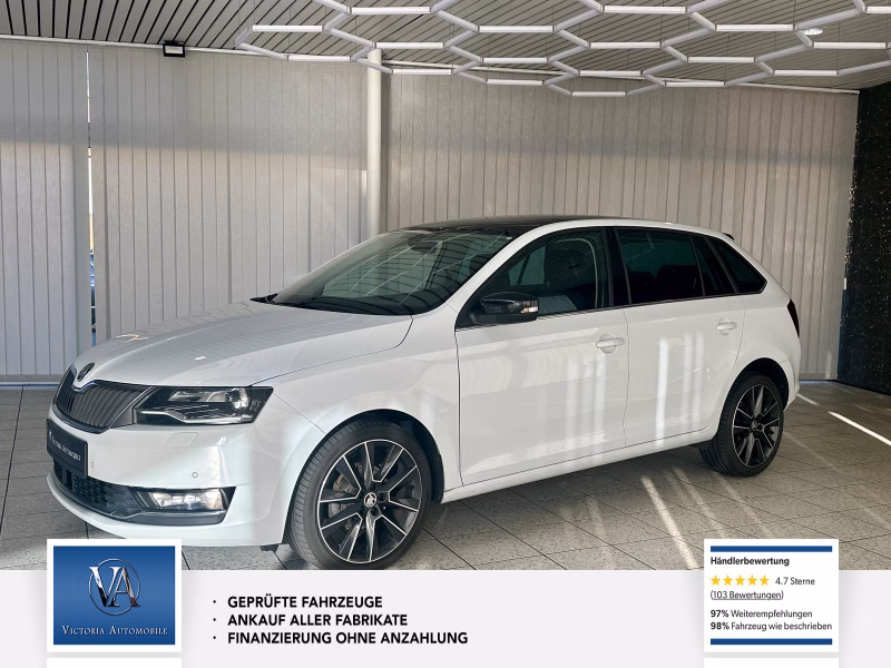 Skoda Rapid Spaceback Panoramadach, Rückfahrkamera Style  Scheckheft