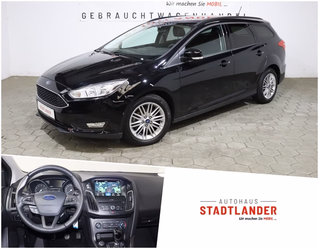 Ford Focus Turnier Business 1.0 NAVI CARPLAY AHK PDC Used vehicle for sale | First registration 03/2018 | Price 14.990 €