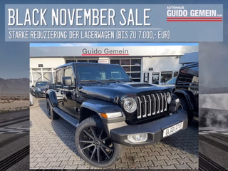 Jeep Gladiator 3.0l V6 Multijet Overland 22" Kompletträder Vorführfahrzeug Kaufen | EZ 10/2021