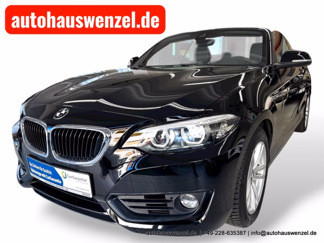BMW 218 i Cabrio Aut. LEDER KAM NAV LED - nur 34tkm Gebrauchtwagen Kaufen | EZ 07/2019