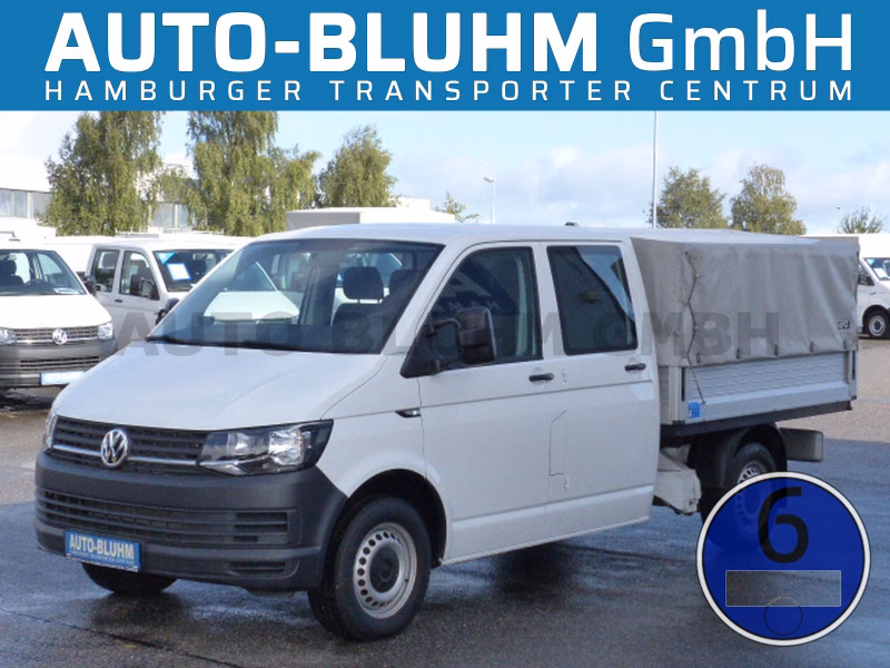 Volkswagen T6 2.0 TDI-SCR Doka Plane + Klima + 6-Sitze