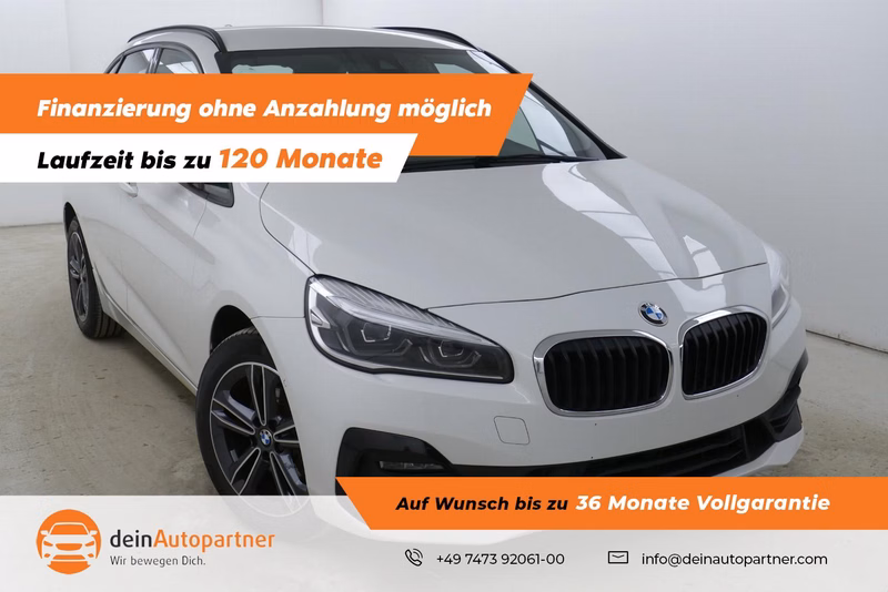 BMW 218d Active Tourer Steptronic NAVI LED LEDER PDC Tempomat