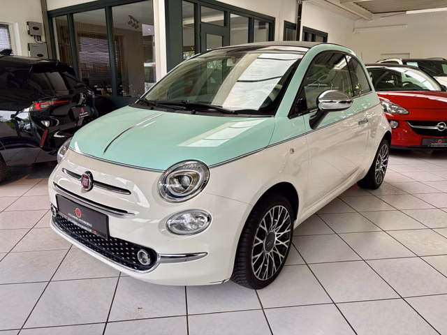 Fiat 500 Collezione Cabrio BiColore Carplay/Andr PDC Gebrauchtwagen Kaufen | EZ 05/2018 | Preis 9.990 €
