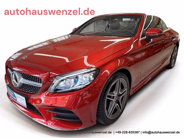 Mercedes-Benz C 220 d Cabrio AMG-Line Aut. NAVI CARPLAY LED Used vehicle for sale | First registration 03/2019