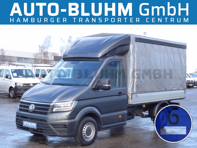 Volkswagen Crafter 35 TDI Pritsche Edscha-Plane 3-Sitze AC