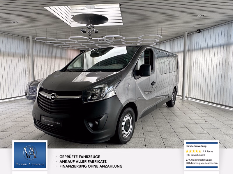 Opel Vivaro B Kasten/Kombi 9 Sitze, 1 Hand, Anhängerkupplung, Parktronik, Combi L2H1 2,9t
