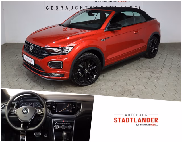 Volkswagen T-Roc Cabrio 1.5 TSI R-Line / Sitzhzg / ACC Jahreswagen Kaufen | EZ 03/2022 | Preis 30.990 €