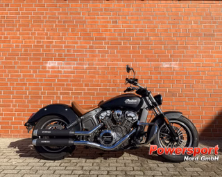Indian Scout, Miller Auspuff, LED Blinker
