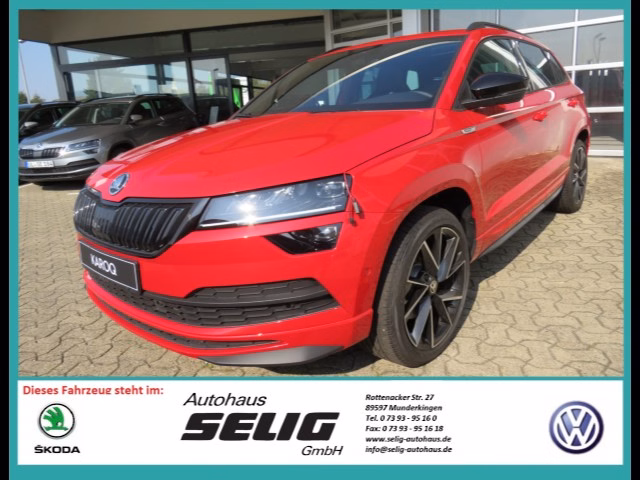 Skoda Karoq 2.0 TDI 4x4 DSG Sportline, ACC210, Panorama, AHK, Columbus, Canton,...