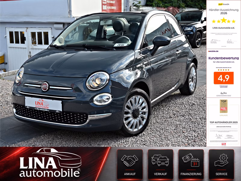 Fiat 500 c Automatik 2.Hd CarPlay Klima Leder PDC