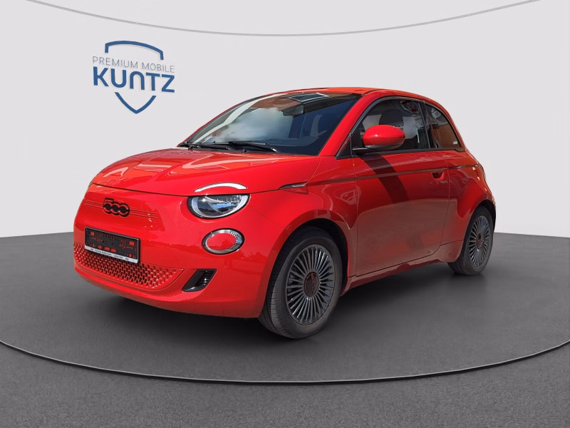 Fiat 500 e Red, + NAVI + Kamera + 1. Hand