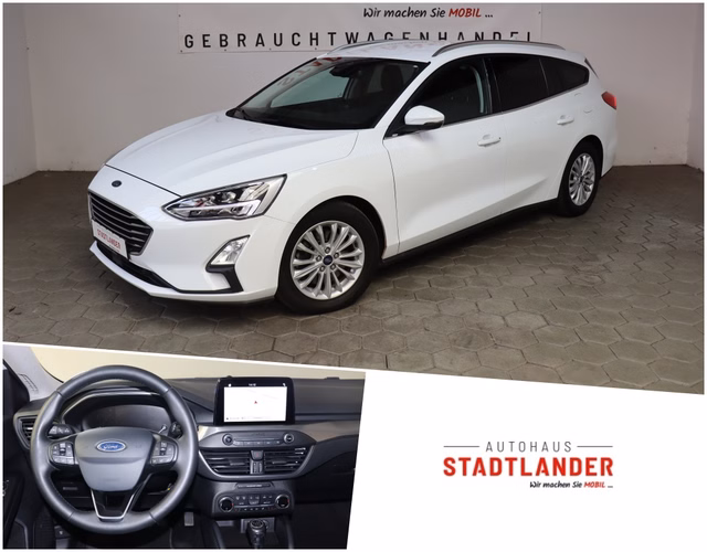 Ford *AP bis zum 21.07.23* Focus Turnier Titanium 2.0 TDCi / Navi / LED Used vehicle for sale | First registration 12/2018 | Price 13.700 €