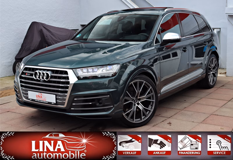 Audi SQ7 4.0 TDI V8 7-Sitz 22" HUD ACC 360° PANO BOSE