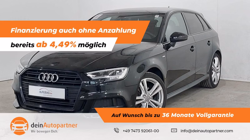 Audi A3 35 TFSI S Line S Tronic MMI LED Shz PDC Virt.