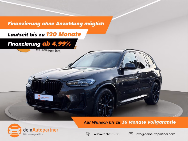 BMW X3 xDrive 30 d M SPORT/AHK/PANO/LASER/HUD/ACC/UVP 90.579€