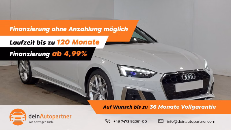 Audi A5 Sportback 40 g-tron S line LED/LEDER/HUD/ACC/LANE/360° KAMERA