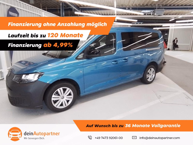 Volkswagen Caddy Maxi AHK RFK PDC Lane Assist