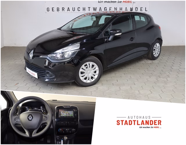 Renault Clio IV AKTION BIS 15.8. / 1.2 Expression NAVI+BT-FSE+KLIMA Used vehicle for sale | First registration 04/2014 | Price 4.250 €