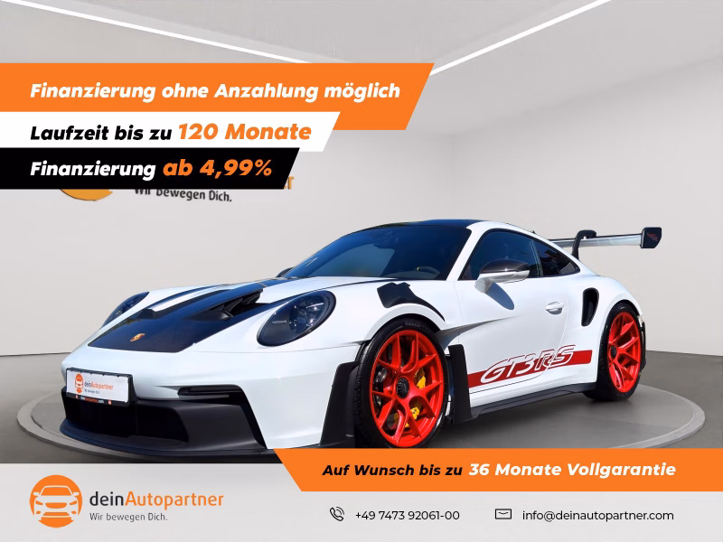 Porsche 992 GT3 RS Weisach-Paket Keramik PCCB Magnesium LIFT no Track