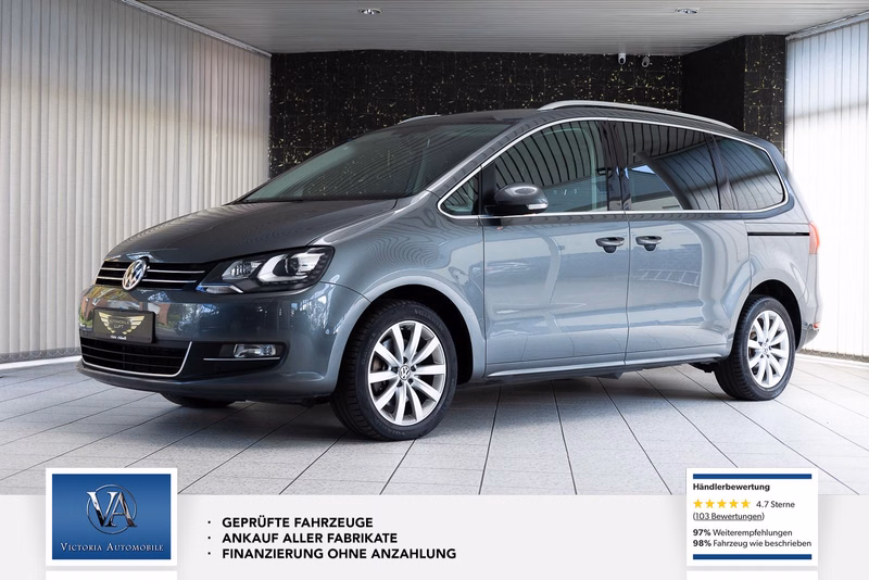 Volkswagen Sharan 2.0 Highline BlueMotion 7Sitzer BiXen Nav
