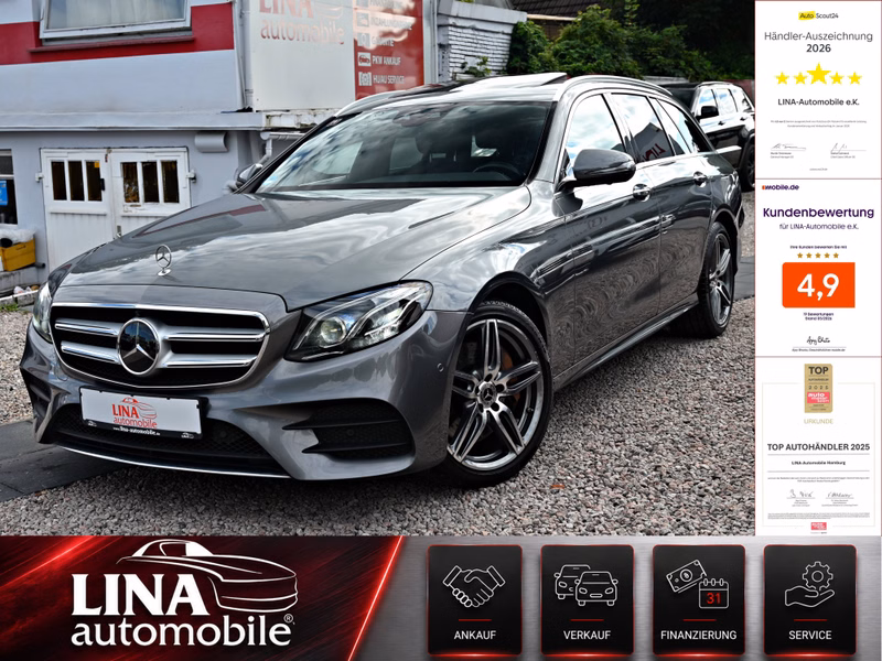 Mercedes-Benz E 400d 4M AMG 2Hd StandHz BURM WIDE ACC 360° AHK